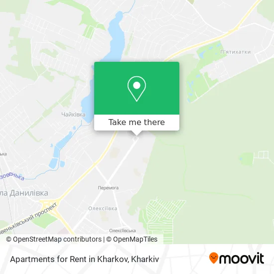 Карта Apartments for Rent in Kharkov