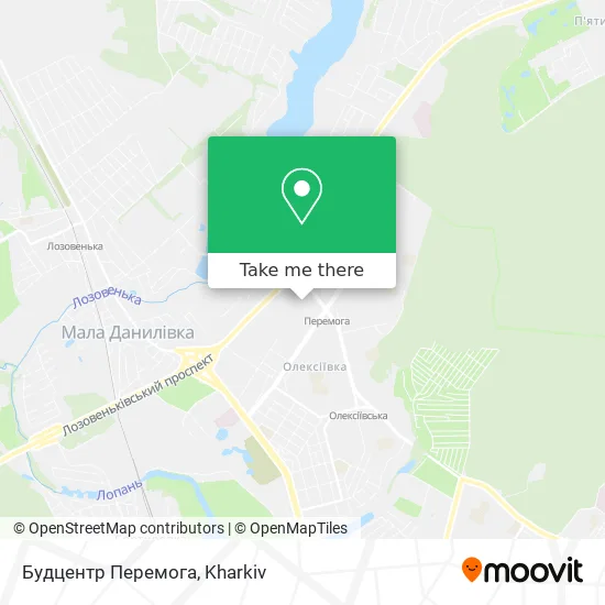 Карта Будцентр Перемога
