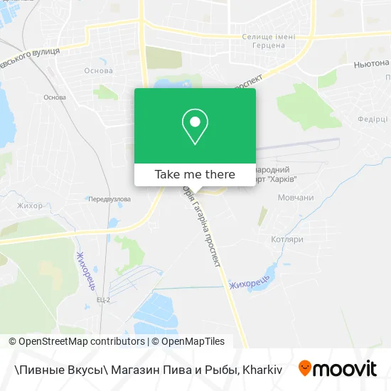 Карта \Пивные Вкусы\ Магазин Пива и Рыбы