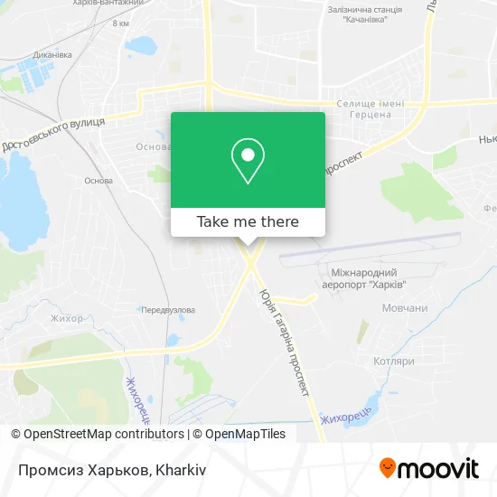 Карта Промсиз Харьков