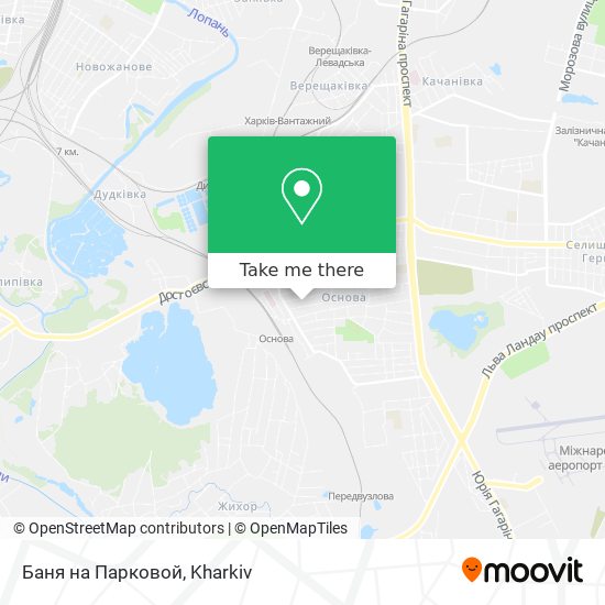 Баня на Парковой map