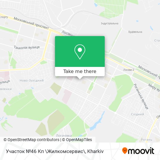 Карта Участок №46 Кп \Жилкомсервис\