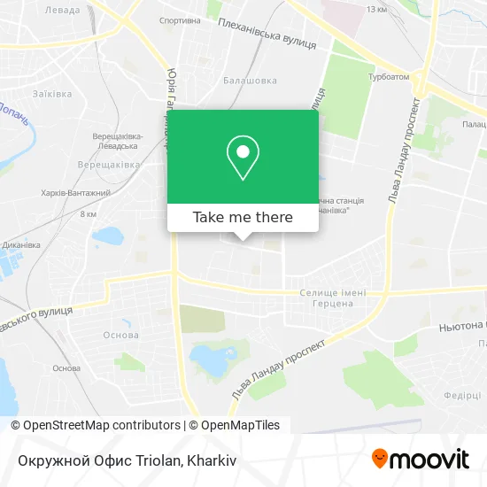 Карта Окружной Офис Triolan