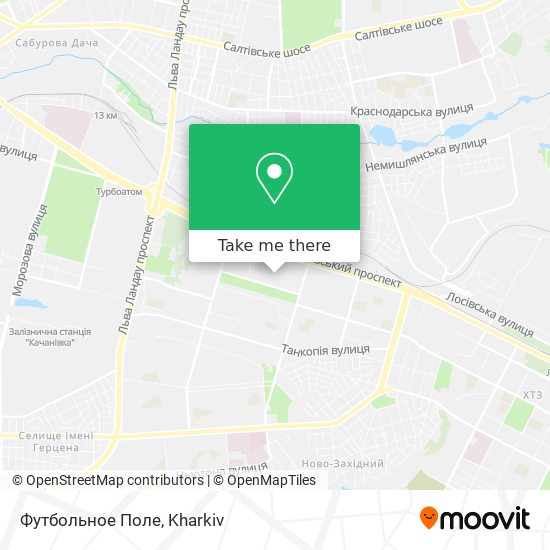 Футбольное Поле map
