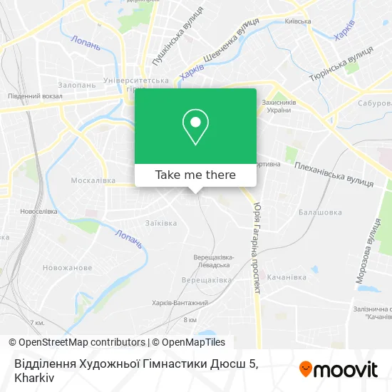 Карта Відділення Художньої Гімнастики Дюсш 5
