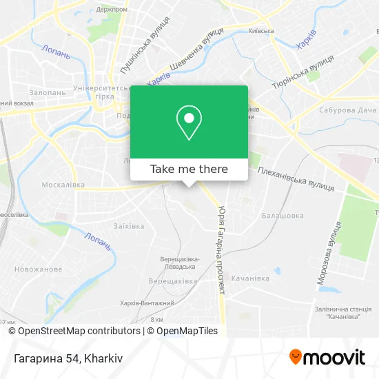 Карта Гагарина 54
