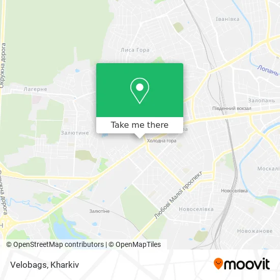Карта Velobags