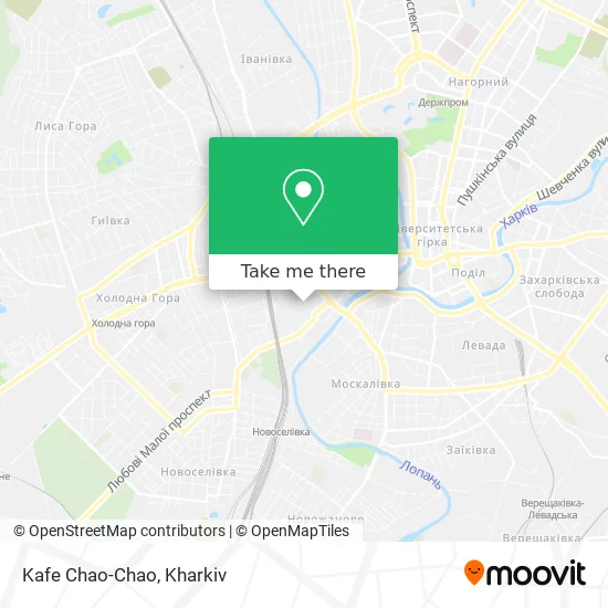 Карта Kafe Chao-Chao