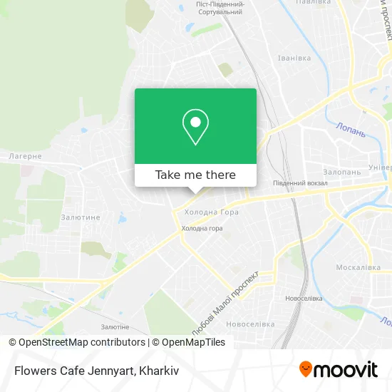 Карта Flowers Cafe Jennyart