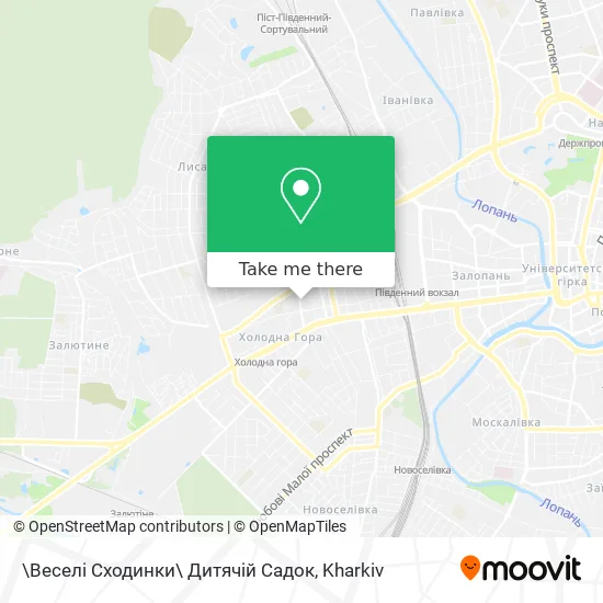 Карта \Веселі Сходинки\ Дитячій Садок