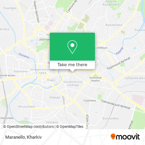 Карта Maranello