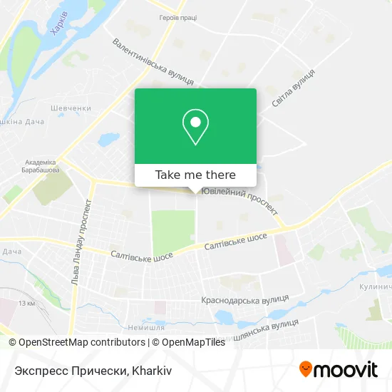 Карта Экспресс Прически