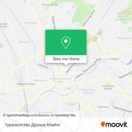 Карта Турагентство Друзья