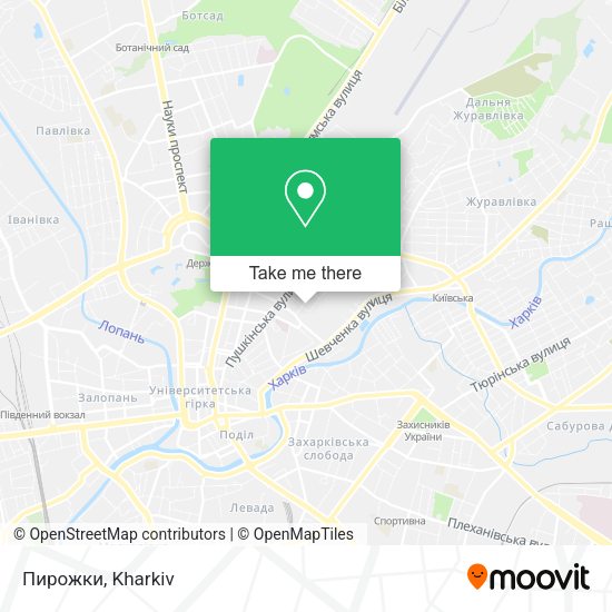 Карта Пирожки