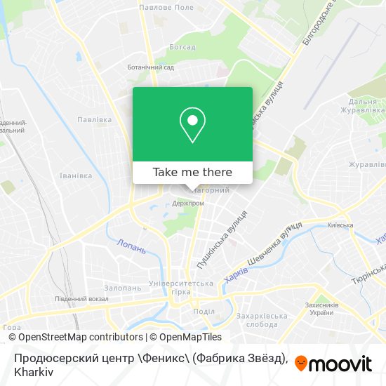 Карта Продюсерский центр \Феникс\ (Фабрика Звёзд)