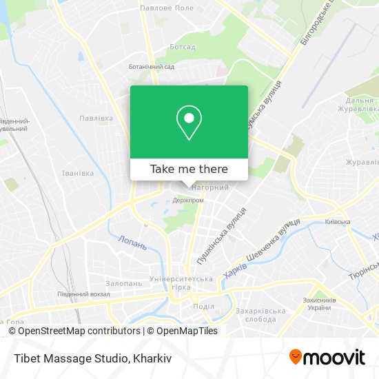 Карта Tibet Massage Studio