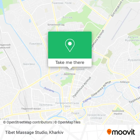 Карта Tibet Massage Studio