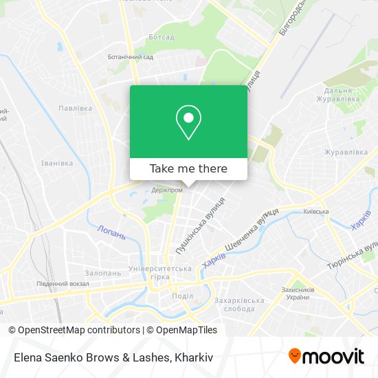 Elena Saenko Brows & Lashes map