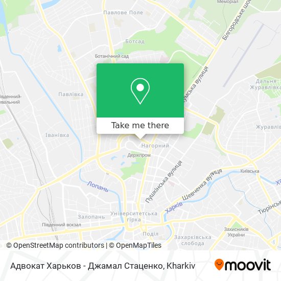 Адвокат Харьков - Джамал Стаценко map