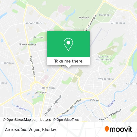 Автомойка Vegas map