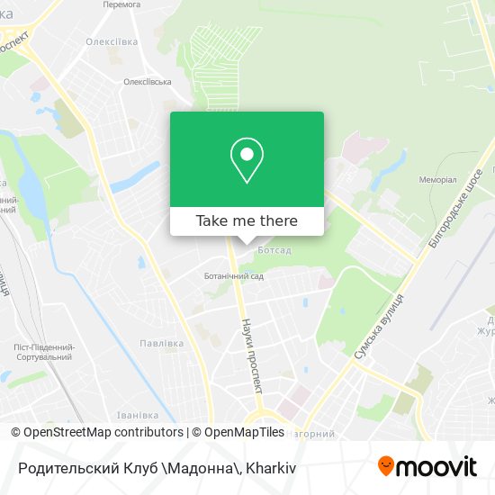 Родительский Клуб \Мадонна\ map
