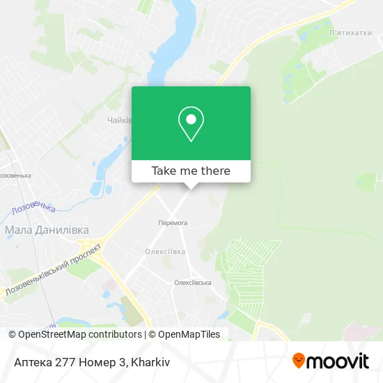 Карта Аптека 277 Номер 3