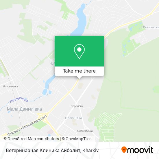 Ветеринарная Клиника Айболит map