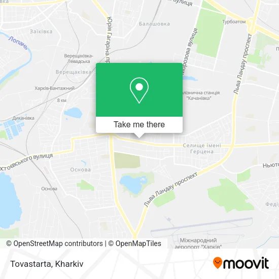 Карта Tovastarta