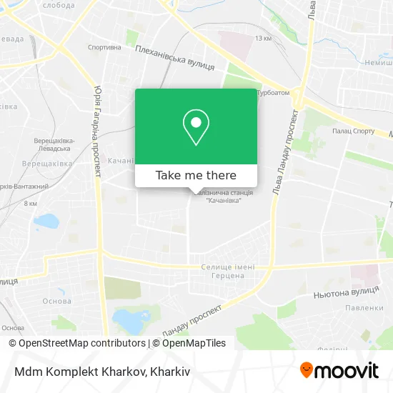 Карта Mdm Komplekt Kharkov