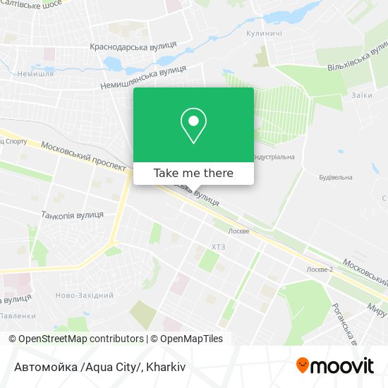 Автомойка /Aqua City/ map