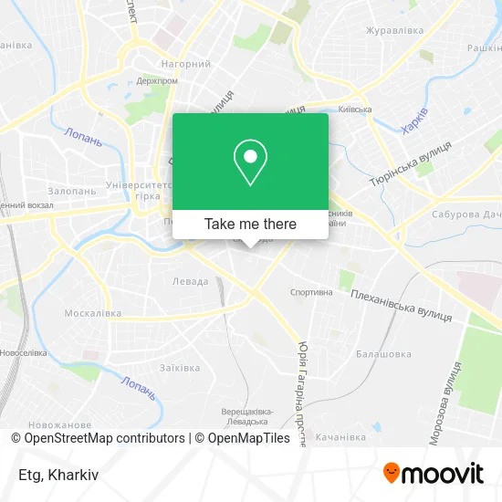 Карта Etg