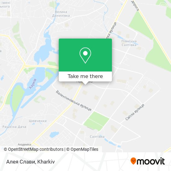 Алея Слави map