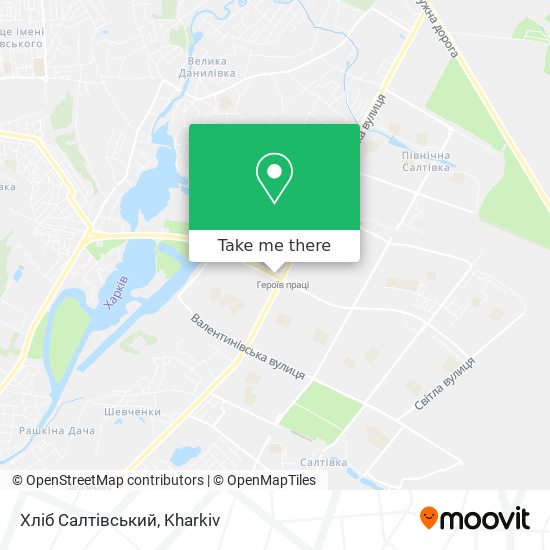 Хліб Салтівський map