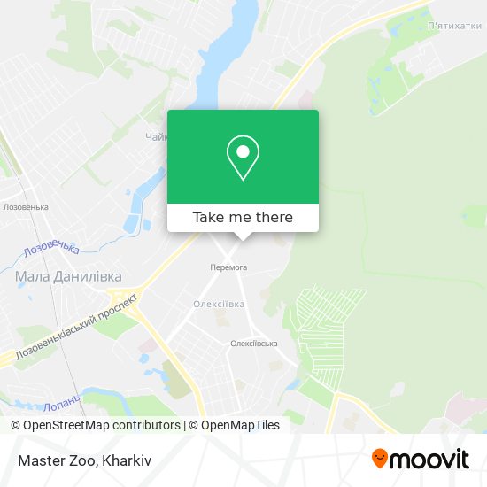 Карта Master Zoo