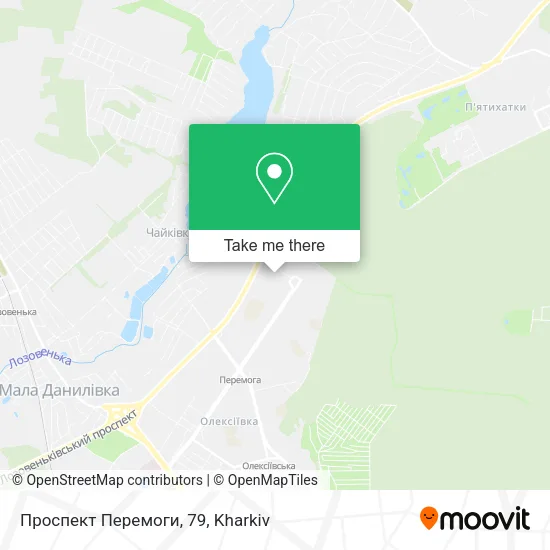 Карта Проспект Перемоги, 79