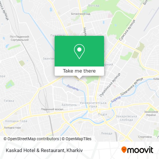 Карта Kaskad Hotel & Restaurant