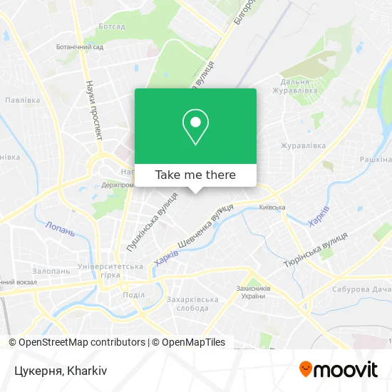 Карта Цукерня