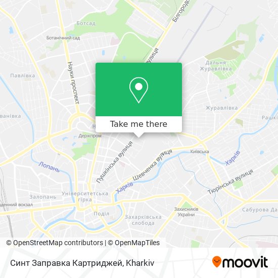 Карта Синт Заправка Картриджей