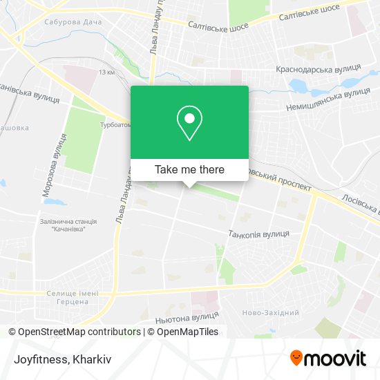 Joyfitness map