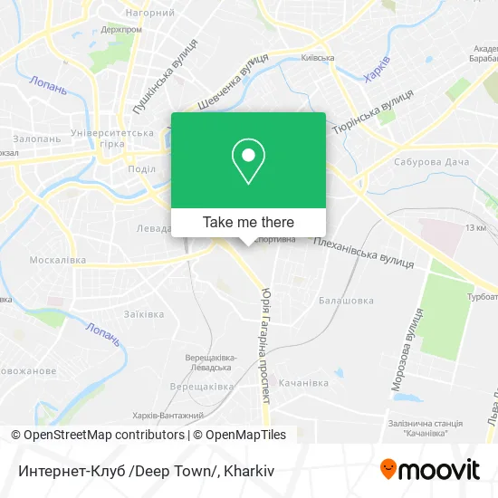 Карта Интернет-Клуб /Deep Town/