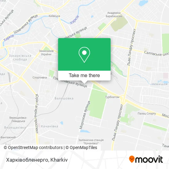 Карта Харківобленерго