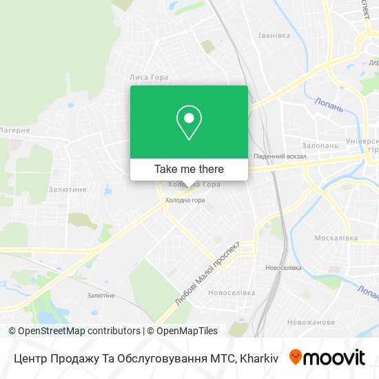 Центр Продажу Та Обслуговування МТС map