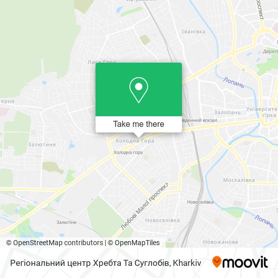 Регіональний центр Хребта Та Суглобів map
