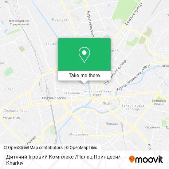 Карта Дитячий Ігровий Комплекс /Палац Принцеси/