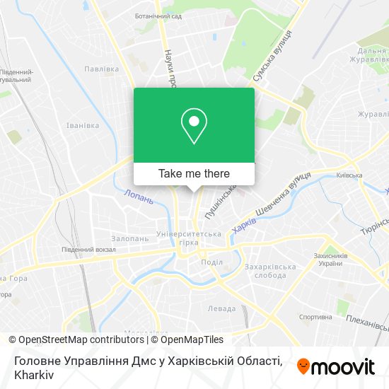 Головне Управління Дмс у Харківській Області map