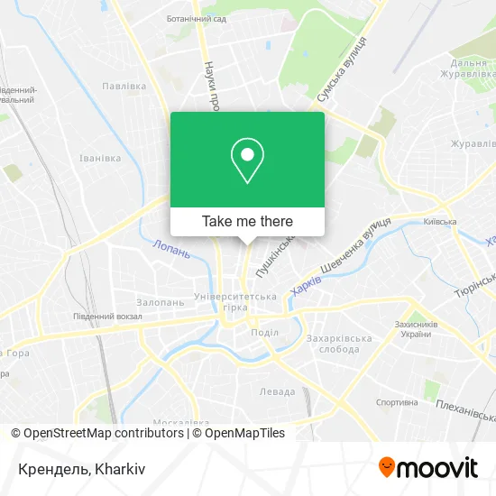 Карта Крендель
