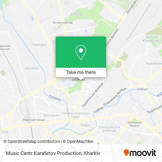 Music Centr Karafetov Production map