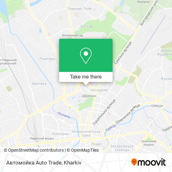 Карта Автомойка Auto Trade