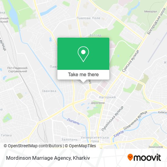 Mordinson Marriage Agency map