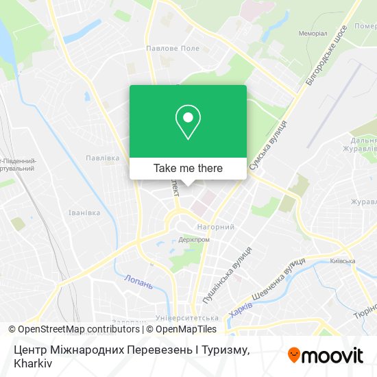 Центр Міжнародних Перевезень І Туризму map